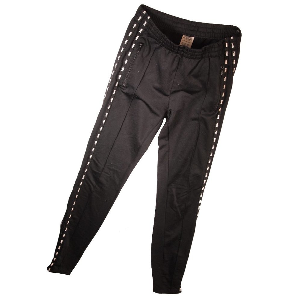 Pink Workout Pants Black Ladies Size XS